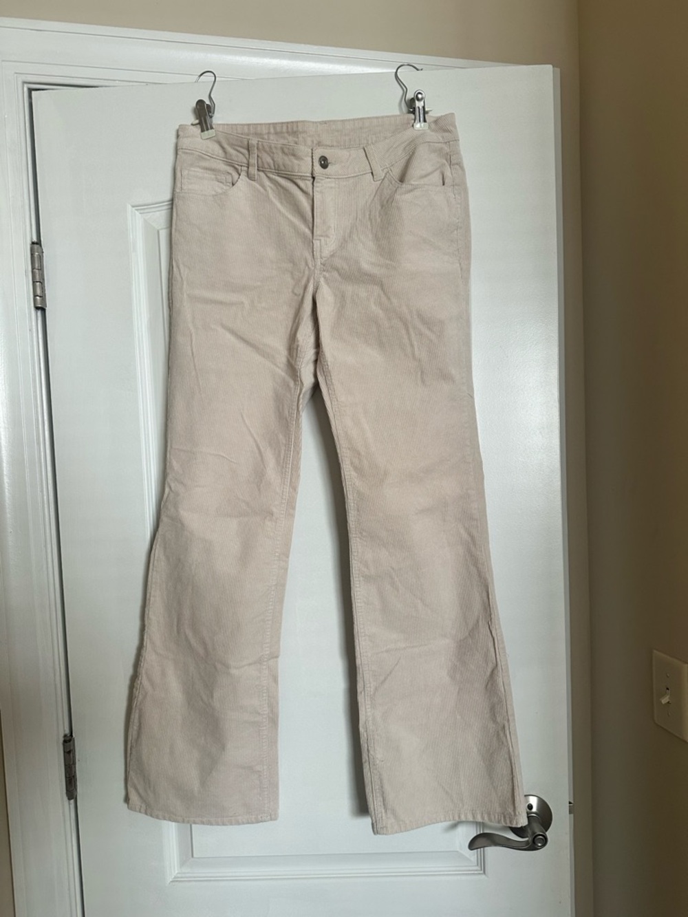 PacSun Beige Corduroy Flare Pants